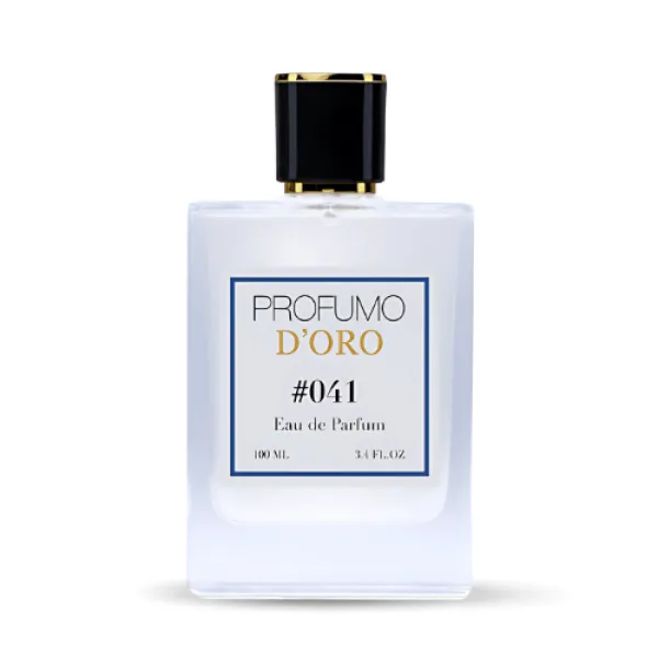 Profumo D’oro #041 – edler Herrenflakon, Hauptansicht des fruchtig-holzigen Eau de Parfum